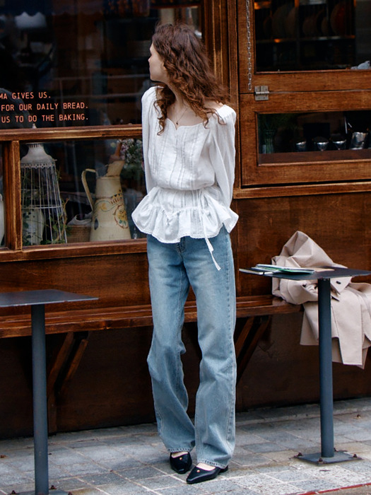 Soft Peplum Blouse