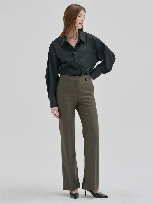 24FN semi-wide pants [C/BR]