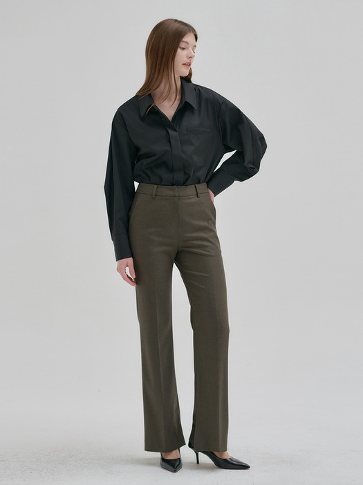 24FN semi-wide pants [C/BR]