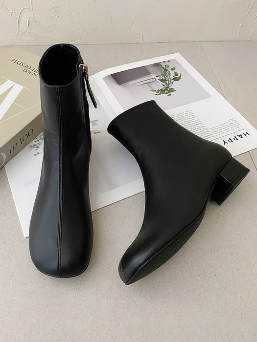 Weirin ankle boots_Black 3cm ODRD240030