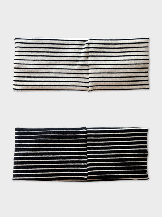 Stripe hairband (2colors)