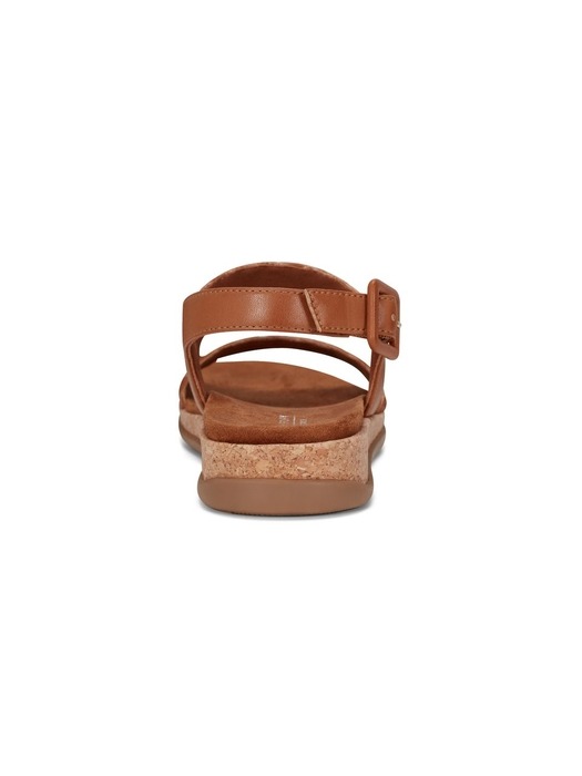 [여성화]야렐리아  투 스트랩 4.5CM 샌들 DARK BROWN RW0195