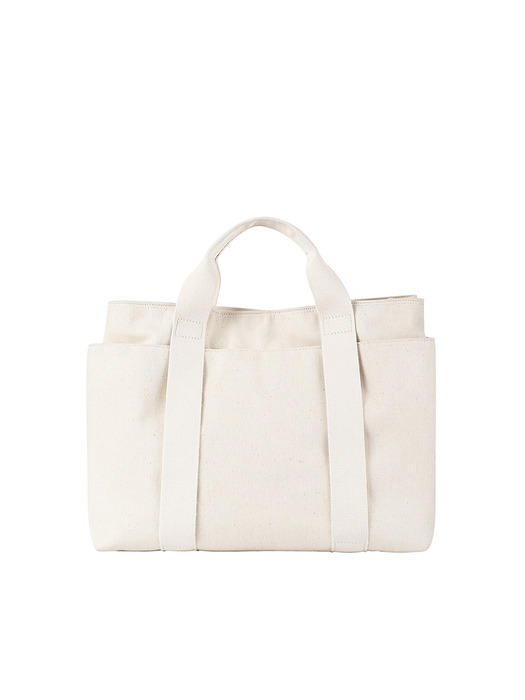 Stacey Daytrip Tote Canvas M Ivory (ALL)
