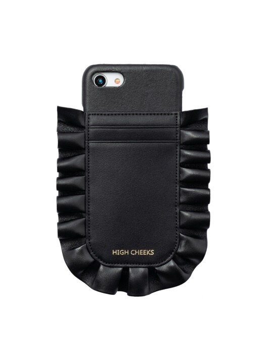 Audrey Ruffle Phonecase_Black