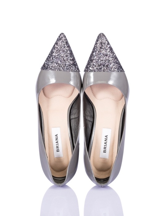 Glitter Stiletto_Gray Patent