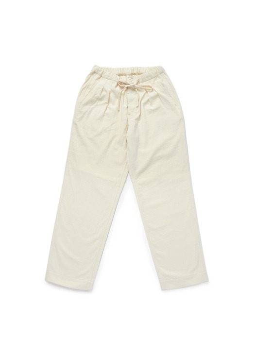 warm tone easy pants/Off white