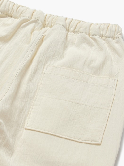 warm tone easy pants/Off white