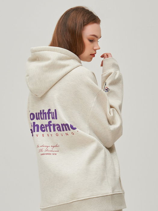 FOREVER YOUNG HOODIE (OATMEAL)