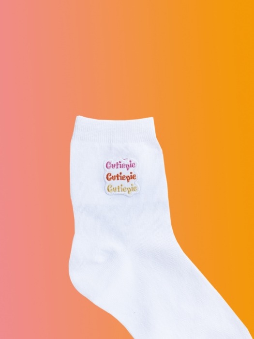 Cutiepie cutiepie cutiepie socks