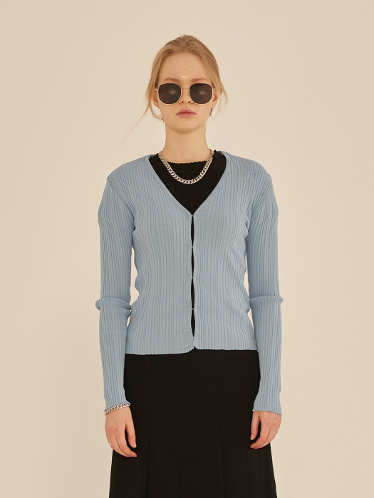 GOLGI HOOK CARDIGAN (BLUE)