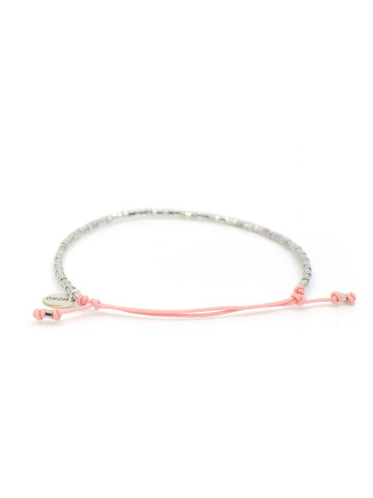SINGLE THREAD bracelet, 20` Cherry-blossom edition - PINK
