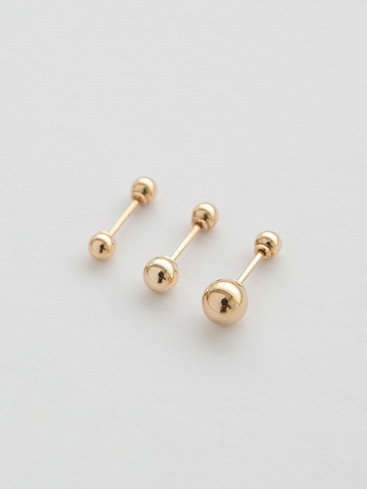 14k gold ball piercing (14K 골드)