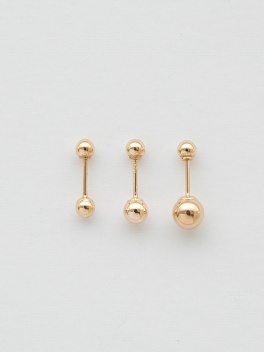 14k gold ball piercing (14K 골드)