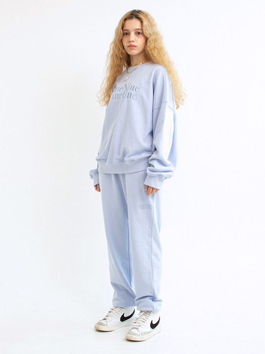 FLOWER LOGO SWEATSHIRT_SKY BLUE