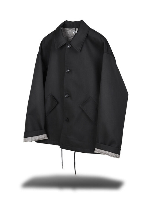 COACH COAT -BLACK