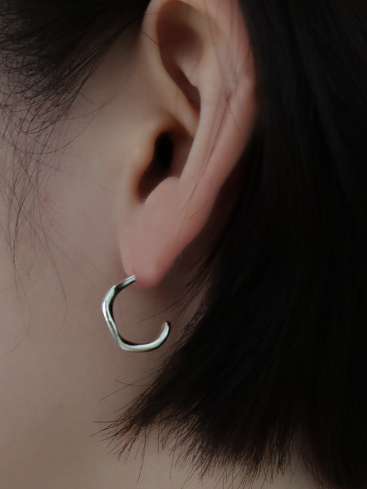 crescent earring