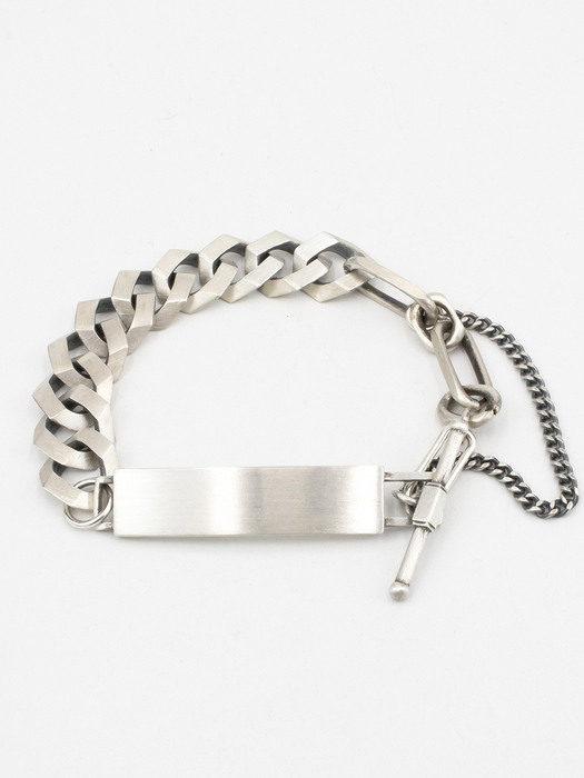 Triple chain bar bracelet (silver 925)