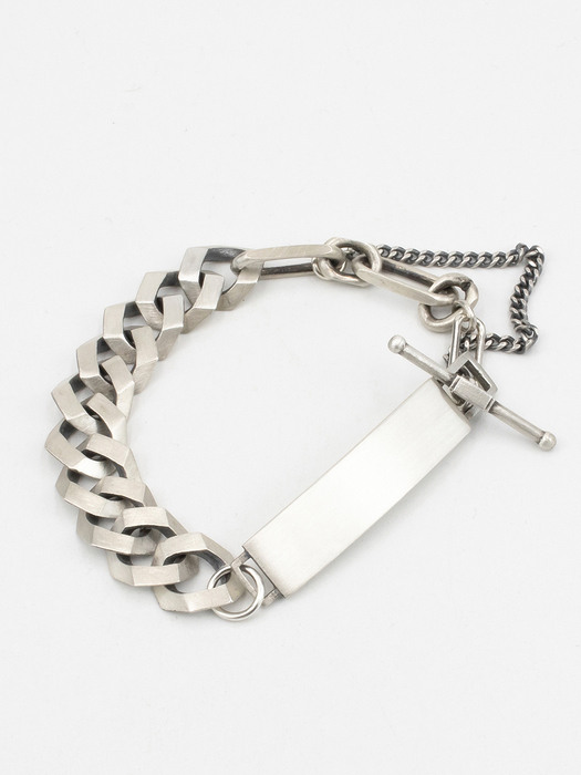 Triple chain bar bracelet (silver 925)