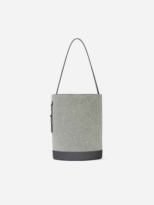 Juty medium shoulder bag Eco clean Gray