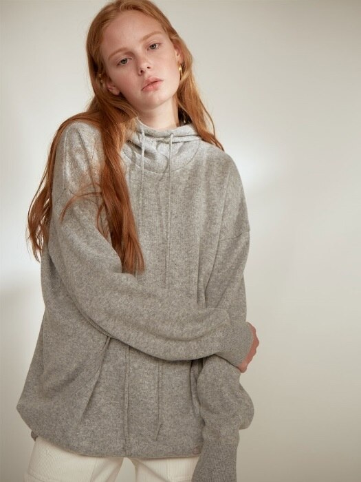 Clo abigail cashmere hood pullover