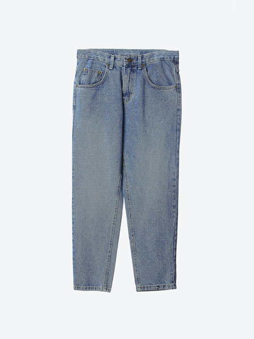 Retro Washed Tapered-Leg Jeans[Blue(UNISEX)]_UTD-FP10