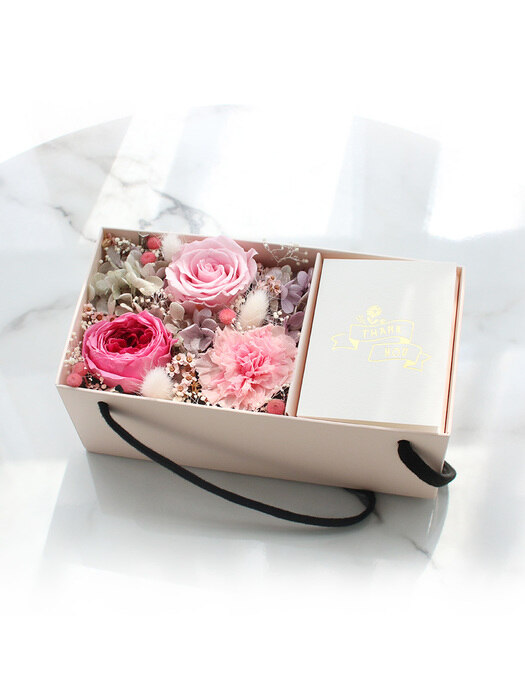 프리저브드플라워 - Flower box S.(컬러3종)