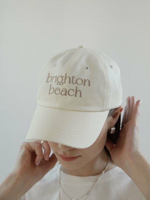 Brighton beach ballcap (Ivory)