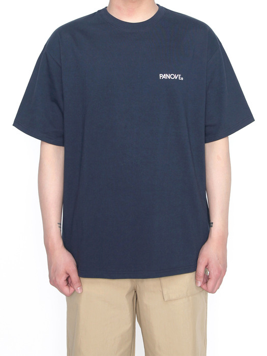 pnv006_panove standard fit smile tee (navy)