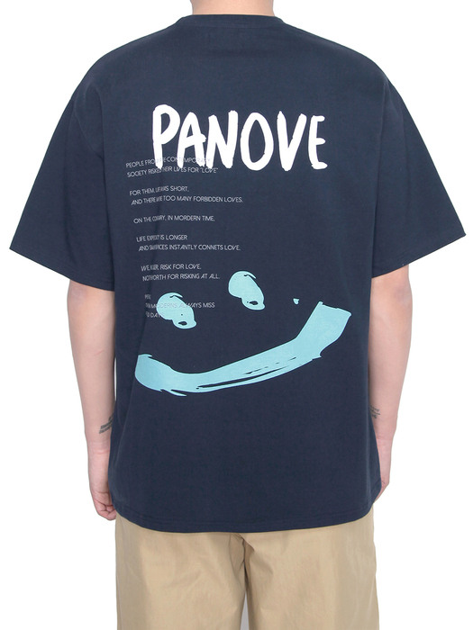 pnv006_panove standard fit smile tee (navy)