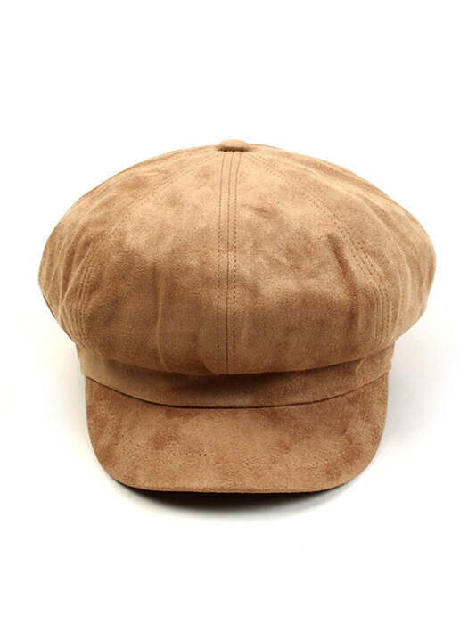 Soft Suade Beige Newsboy Cap 뉴스보이캡