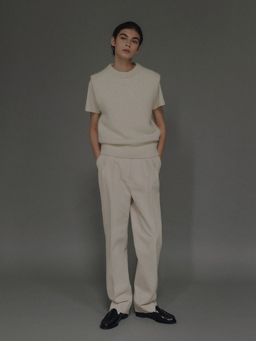 Terry school pants (Ivory)