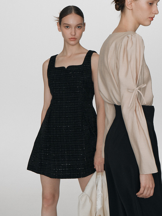 [단독기획] Tweed Bustier Dress Mini