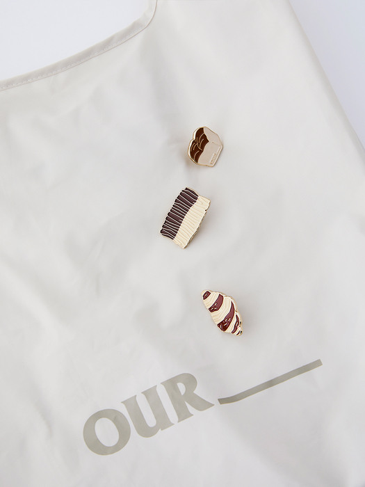 [X OUR Bakery] Reusable Bag With Badge_2color