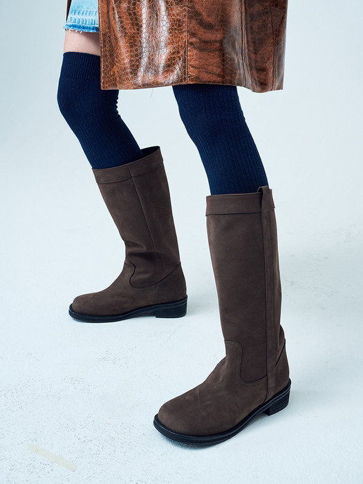 Homs long boots(Brown)