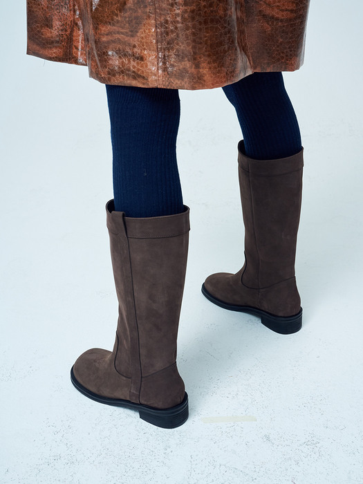 Homs long boots(Brown)
