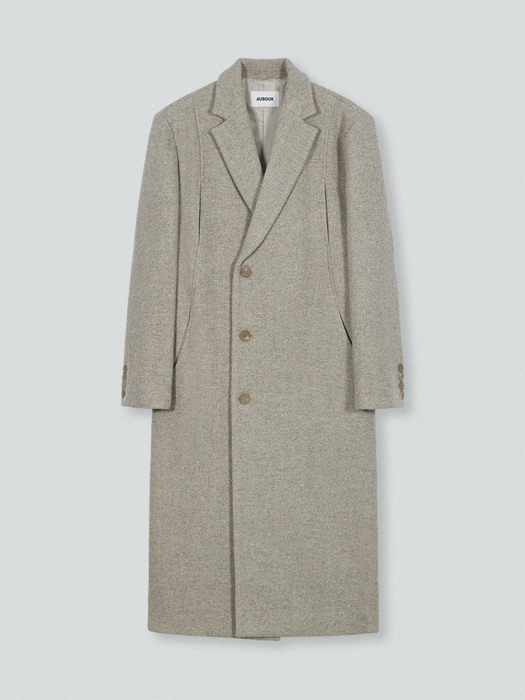 Line pocket rapel coat ( twill beige )