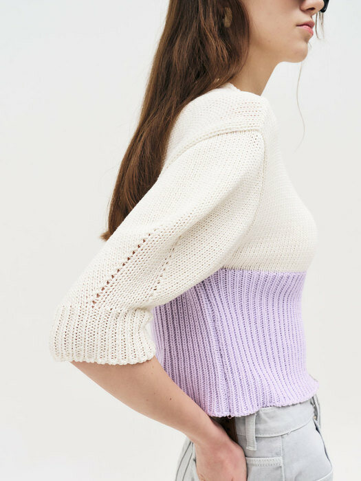  22 Summer_ Lilac Cotton Knit