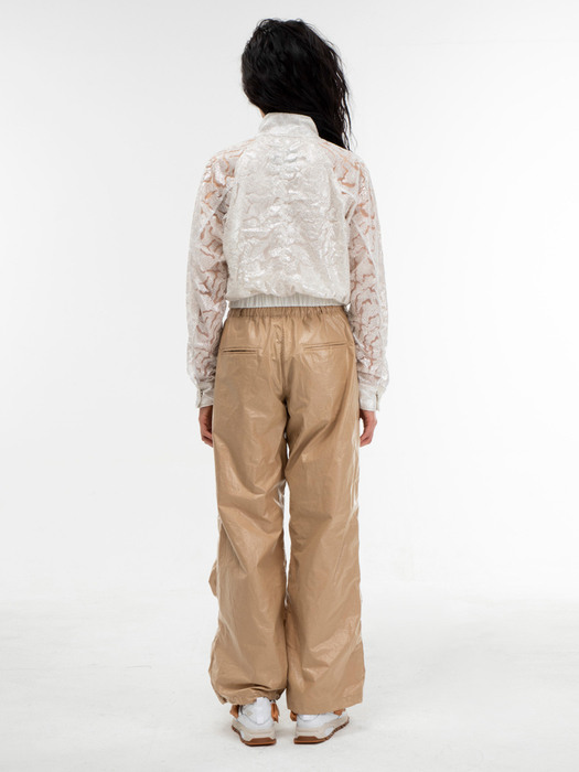 G_LACE CAMOUFLAGE JUMPER / IVORY