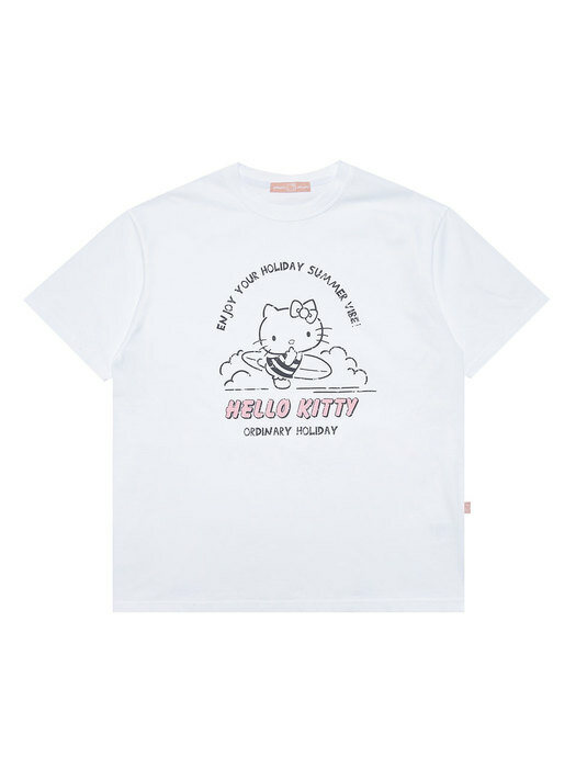 [오디너리 X 헬로키티] 피그먼트 티셔츠 HELLO KITTY PIGMENT T SHIRT