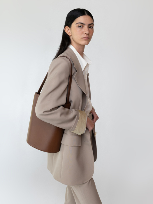 Juty medium shoulder bag Cinnamon brown