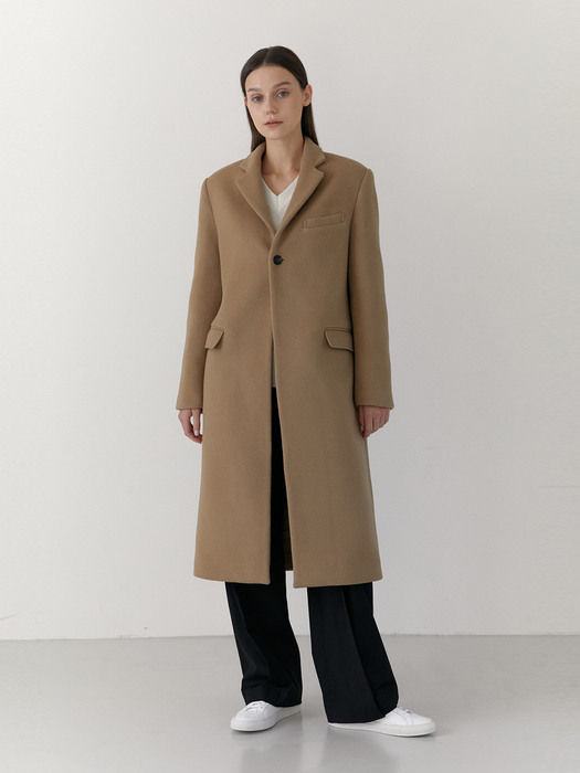 tailored coat (beige)