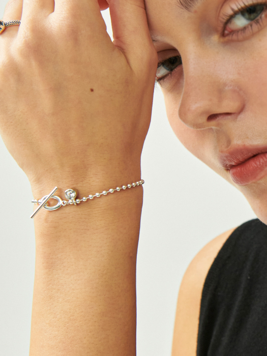 Stilla T-Obar Silver Bracelet Ib243 [Silver]