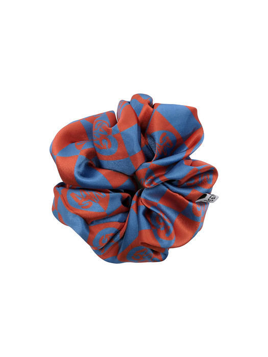 HEART PATTERN SCRUNCHIE_2colors