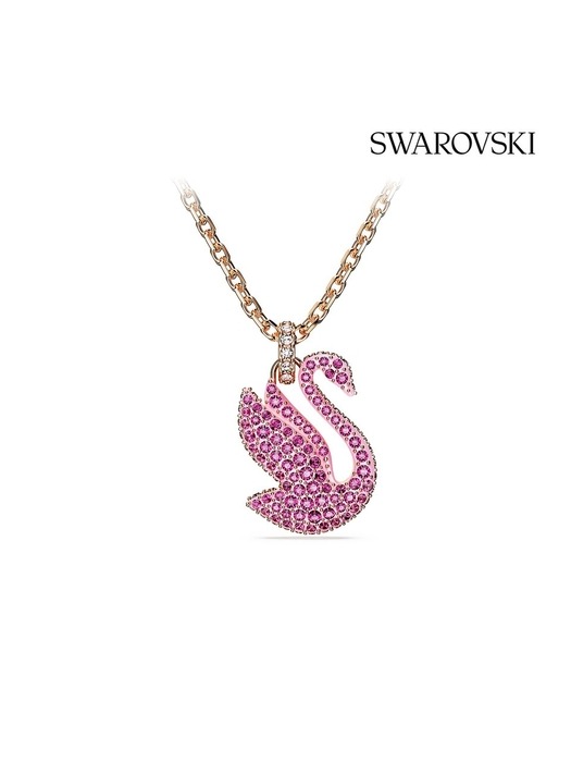 [본사정품/쇼핑백증정] Iconic Swan 핑크 목걸이 XS 5647552