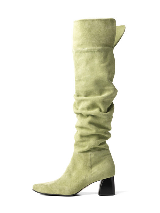 Wrinkle long boots (Melon)