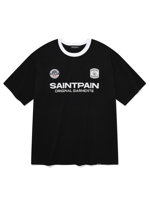 SP SAINT CLUB T SHIRTS-BLACK