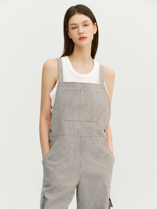 GARDA Stripe overall (Gray stripe)