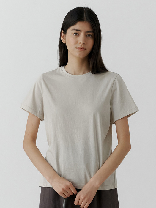 cotton t-shirt - beige
