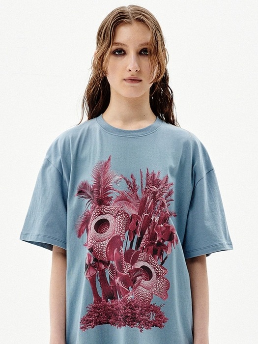 PLANT H/S TEE [SKY BLUE]