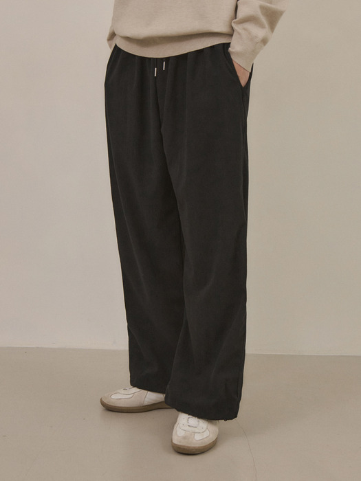 Two-way corduroy banding pants (5col)